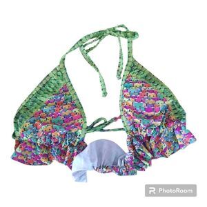 Chikolat Beachwear Villa House Ruffle Bikini Swim Top